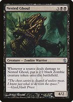 Glossy Finish Mirrodin Besieged Nested Ghoul ( #48 )
