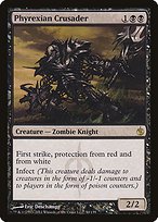 Glossy Finish Mirrodin Besieged Phyrexian Crusader ( #50 )