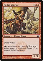 Glossy Finish Mirrodin Besieged Koth's Courier ( #68 )