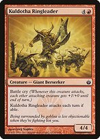 Glossy Finish Mirrodin Besieged Kuldotha Ringleader ( #70 )