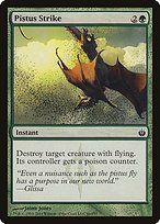 Glossy Finish Mirrodin Besieged Pistus Strike ( #86 )