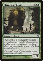 Glossy Finish Mirrodin Besieged Plaguemaw Beast ( #87 )