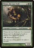 Glossy Finish Mirrodin Besieged Thrun, the Last Troll ( #92 )