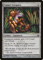 Glossy Finish Mirrodin Besieged Copper Carapace ( #102 )