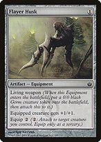 Glossy Finish Mirrodin Besieged Flayer Husk ( #107 )
