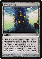 Glossy Finish Mirrodin Besieged Myr Turbine ( #117 )