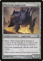 Glossy Finish Mirrodin Besieged Phyrexian Juggernaut ( #121 )