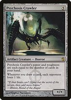 Glossy Finish Mirrodin Besieged Psychosis Crawler ( #126 )