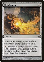 Glossy Finish Mirrodin Besieged Shriekhorn ( #130 )