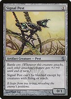 Glossy Finish Mirrodin Besieged Signal Pest ( #131 )
