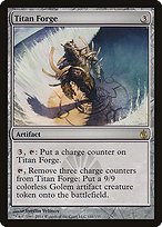 Glossy Finish Mirrodin Besieged Titan Forge ( #141 )