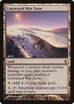 Glossy Finish Mirrodin Besieged Contested War Zone ( #144 )