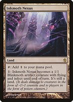 Glossy Finish Mirrodin Besieged Inkmoth Nexus ( #145 )