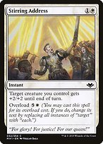 Glossy Finish Modern Horizons Stirring Address ( #32 )