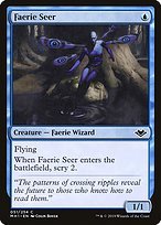 Glossy Finish Modern Horizons Faerie Seer ( #51 )