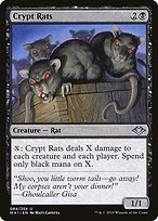 Glossy Finish Modern Horizons Crypt Rats ( #84 )