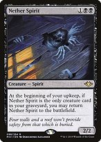 Glossy Finish Modern Horizons Nether Spirit ( #98 )
