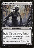 Glossy Finish Modern Horizons Putrid Goblin ( #101 )