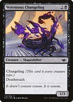Glossy Finish Modern Horizons Venomous Changeling ( #114 )