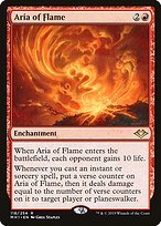 Glossy Finish Modern Horizons Aria of Flame ( #118 )
