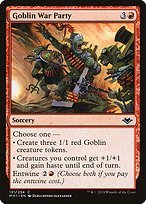 Glossy Finish Modern Horizons Goblin War Party ( #131 )