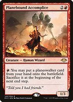 Glossy Finish Modern Horizons Planebound Accomplice ( #140 )