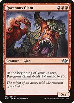 Glossy Finish Modern Horizons Ravenous Giant ( #143 )