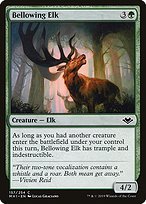 Glossy Finish Modern Horizons Bellowing Elk ( #157 )