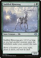 Glossy Finish Modern Horizons Saddled Rimestag ( #177 )