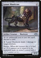 Glossy Finish Modern Horizons Lesser Masticore ( #225 )