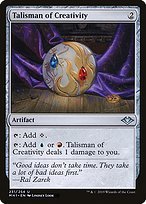 Glossy Finish Modern Horizons Talisman of Creativity ( #231 )