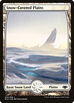 Glossy Finish Modern Horizons Snow-Covered Plains ( #250 )