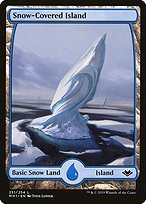 Glossy Finish Modern Horizons Snow-Covered Island ( #251 )