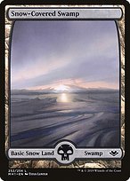 Glossy Finish Modern Horizons Snow-Covered Swamp ( #252 )