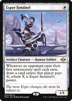 Matte Finish Modern Horizons 2 Esper Sentinel ( #12 )
