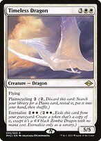 Matte Finish Modern Horizons 2 Timeless Dragon ( #35 )