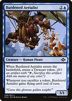 Matte Finish Modern Horizons 2 Burdened Aerialist ( #38 )