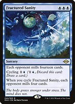 Matte Finish Modern Horizons 2 Fractured Sanity ( #44 )