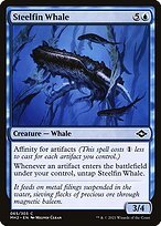 Matte Finish Modern Horizons 2 Steelfin Whale ( #65 )