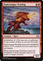 Matte Finish Modern Horizons 2 Flametongue Yearling ( #125 )