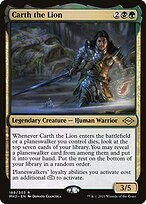 Matte Finish Modern Horizons 2 Carth the Lion ( #189 )