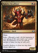 Matte Finish Modern Horizons 2 Rakdos Headliner ( #210 )