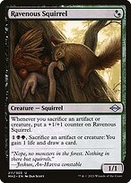 Matte Finish Modern Horizons 2 Ravenous Squirrel ( #211 )