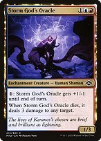 Matte Finish Modern Horizons 2 Storm God's Oracle ( #213 )