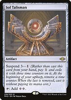 Matte Finish Modern Horizons 2 Sol Talisman ( #236 )