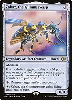 Matte Finish Modern Horizons 2 Zabaz, the Glimmerwasp ( #243 )