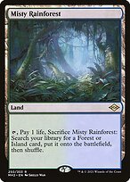 Matte Finish Modern Horizons 2 Misty Rainforest ( #250 )