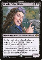 Matte Finish Modern Horizons 2 Braids, Cabal Minion ( #273 )