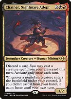 Matte Finish Modern Horizons 2 Chainer, Nightmare Adept ( #289 )