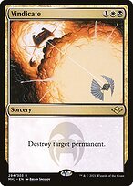 Matte Finish Modern Horizons 2 Vindicate ( #294 )